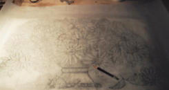 Step One: Sketching Idea for Kitchen Tile