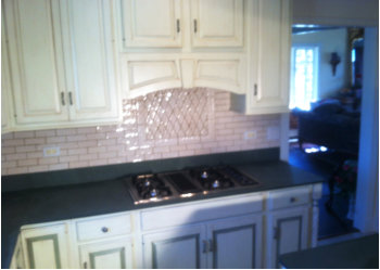 2 X 6 handmade ceramic chair rail